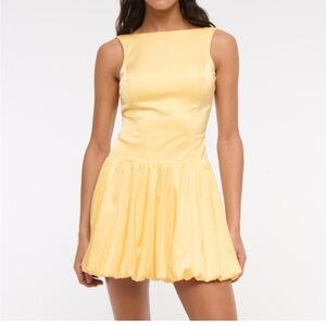 Abercrombie & Fitch Sunny Yellow Midi Dress